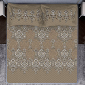 Ornamenta Ornate 100% Cotton Double Bedsheet - Essentials by Spaces