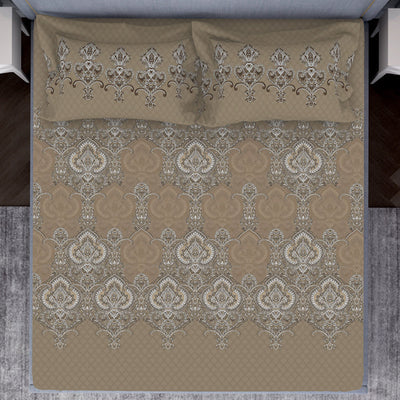 Ornamenta Ornate 100% Cotton Double Bedsheet - Essentials by Spaces