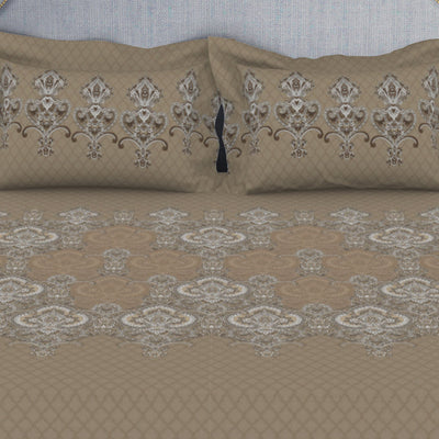Ornamenta Ornate 100% Cotton Double Bedsheet - Essentials by Spaces