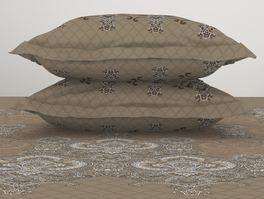Ornamenta Ornate 100% Cotton Double Bedsheet - Essentials by Spaces