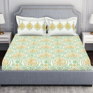 Ornamenta Ornate 100% Cotton Double Bedsheet - Essentials by Spaces