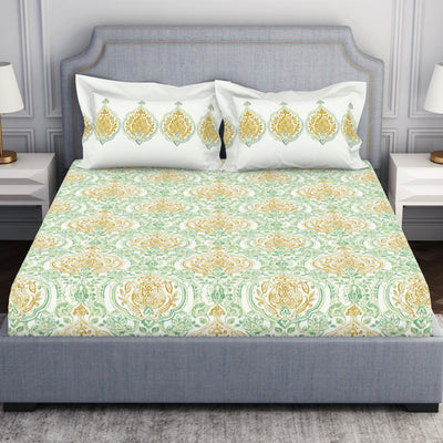 Ornamenta Ornate 100% Cotton Double Bedsheet - Essentials by Spaces