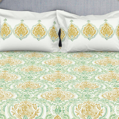 Ornamenta Ornate 100% Cotton Double Bedsheet - Essentials by Spaces