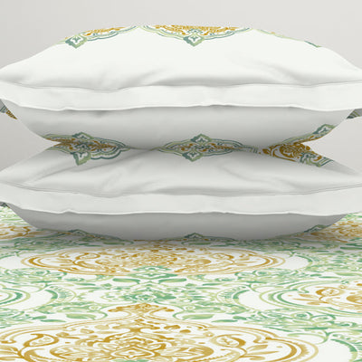 Ornamenta Ornate 100% Cotton Double Bedsheet - Essentials by Spaces
