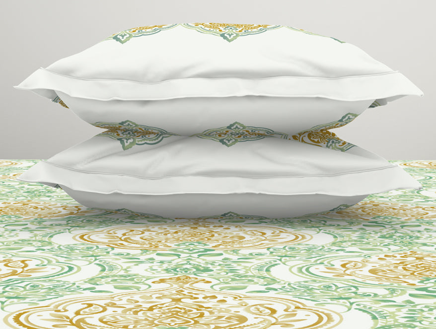 Ornamenta Ornate 100% Cotton Double Bedsheet - Essentials by Spaces