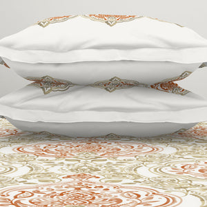 Ornamenta Ornate 100% Cotton Double Bedsheet - Essentials by Spaces