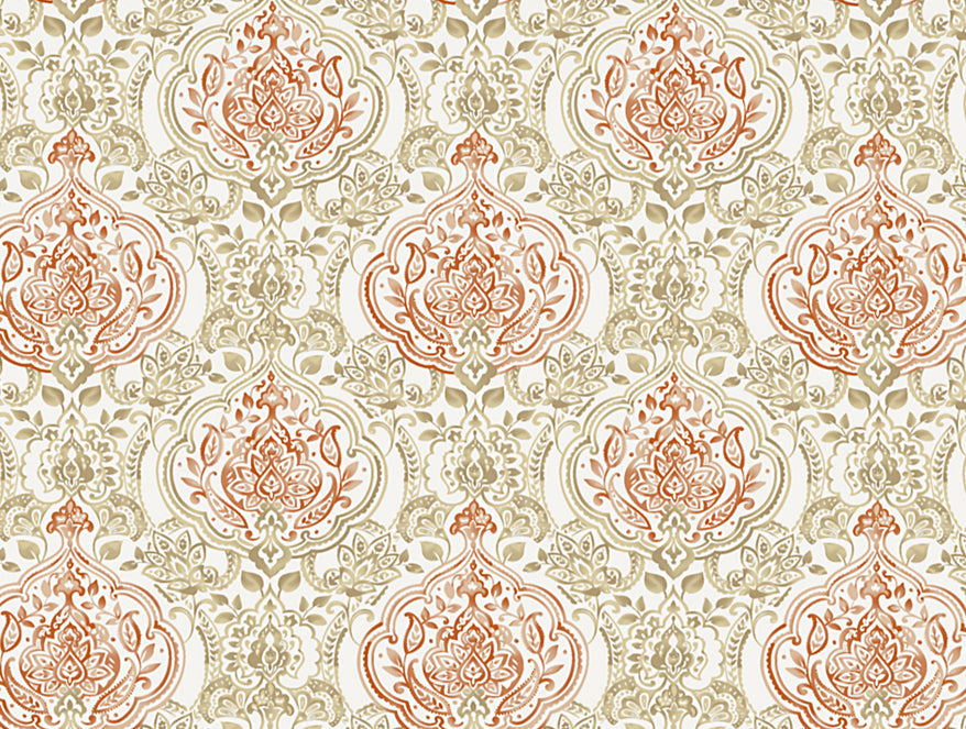 Ornamenta Ornate 100% Cotton Double Bedsheet - Essentials by Spaces