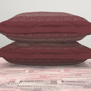 Organic Textures Geometric 100% Cotton Double Bedsheet - Essentials by Spaces