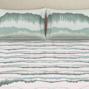 Organic Textures Abstract 100% Cotton Double Bedsheet - Essentials by Spaces