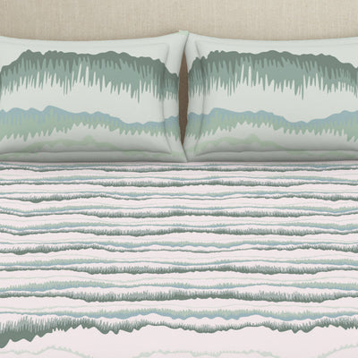Organic Textures Abstract 100% Cotton Double Bedsheet - Essentials by Spaces