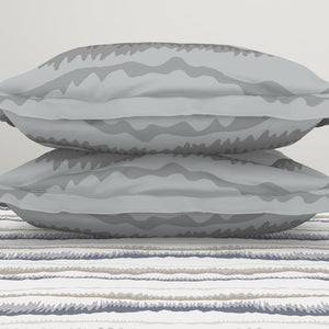 Organic Textures Abstract 100% Cotton Double Bedsheet - Essentials by Spaces