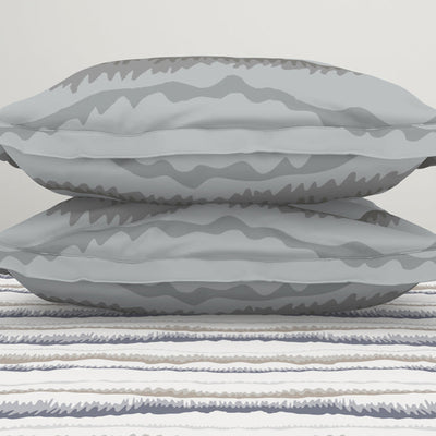 Organic Textures Abstract 100% Cotton Double Bedsheet - Essentials by Spaces