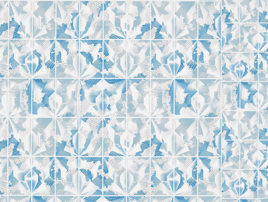 Organic Textures Geometric 100% Cotton Double Bedsheet - Essentials by Spaces