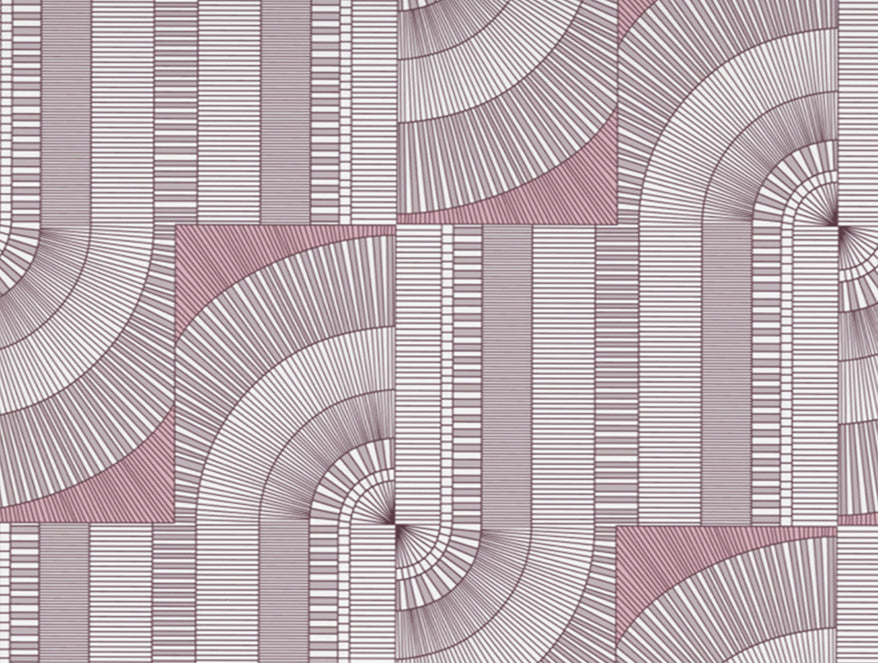 Organic Textures Geometric 100% Cotton Double Bedsheet - Essentials by Spaces