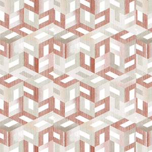 Organic Textures Geometric 100% Cotton Double Bedsheet - Essentials by Spaces