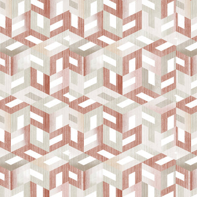 Organic Textures Geometric 100% Cotton Double Bedsheet - Essentials by Spaces