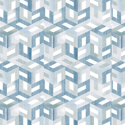 Organic Textures Geometric 100% Cotton Double Bedsheet - Essentials by Spaces