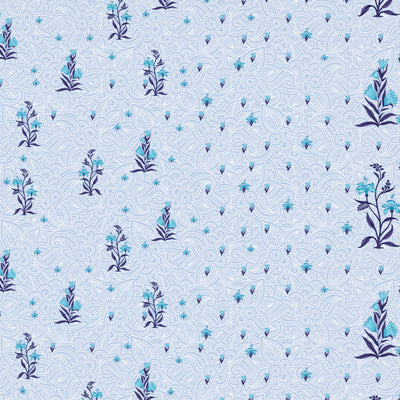 Indie Flora Floral 100% Cotton Double Bedsheet - Essentials by Spaces
