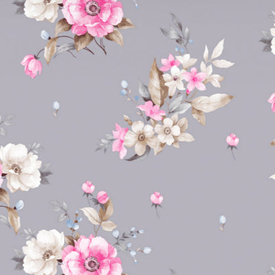 Indie Flora Floral 100% Cotton Double Bedsheet - Essentials by Spaces