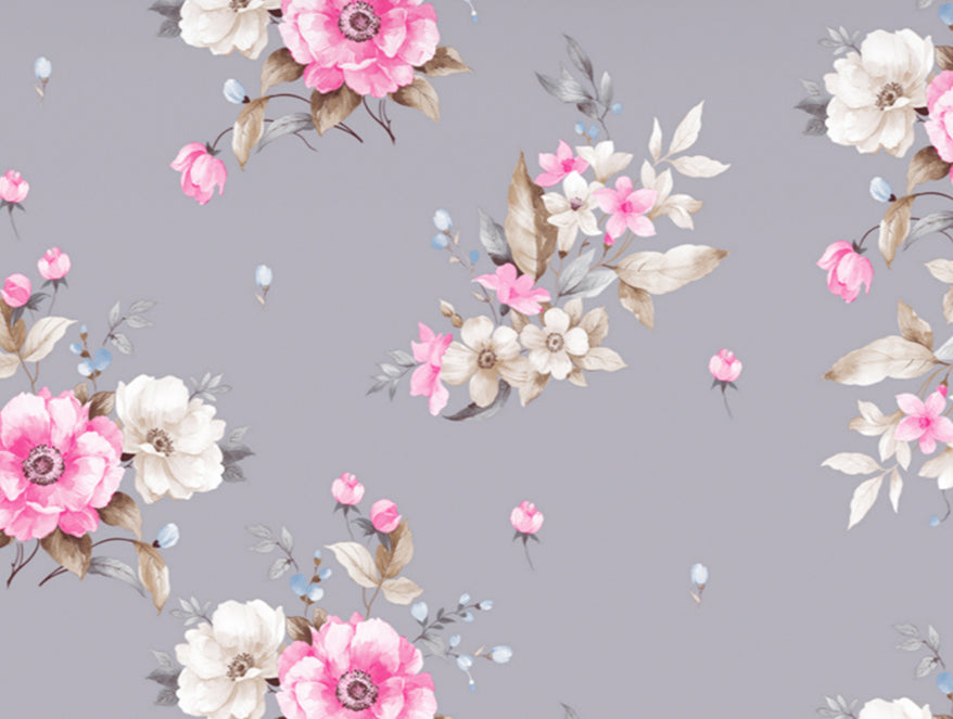 Indie Flora Floral 100% Cotton Double Bedsheet - Essentials by Spaces