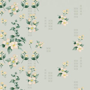 Indie Flora Floral 100% Cotton Double Bedsheet - Essentials by Spaces