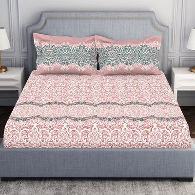 Ornamenta Ornate 100% Cotton Double Bedsheet - Essentials by Spaces