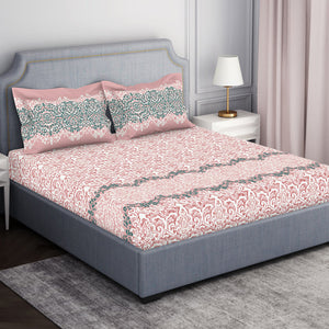 Ornamenta Ornate 100% Cotton Double Bedsheet - Essentials by Spaces