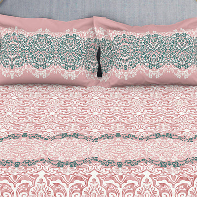 Ornamenta Ornate 100% Cotton Double Bedsheet - Essentials by Spaces