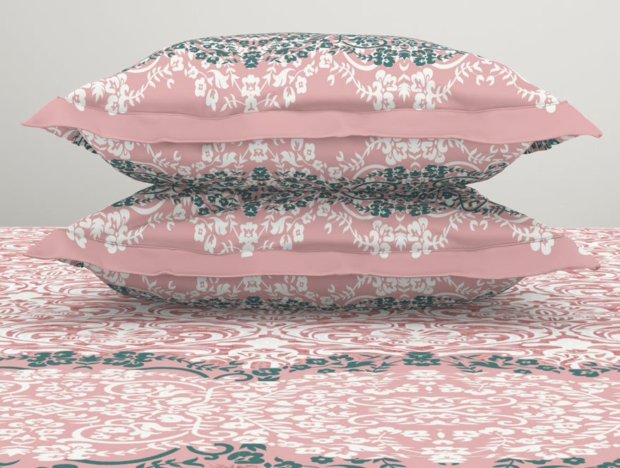 Ornamenta Ornate 100% Cotton Double Bedsheet - Essentials by Spaces