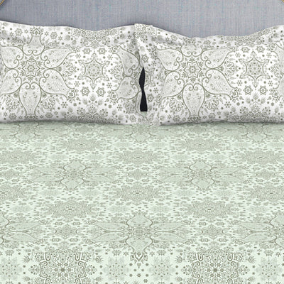 Ornamenta Ornate 100% Cotton Double Bedsheet - Essentials by Spaces