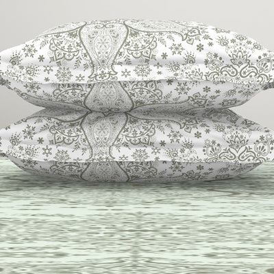 Ornamenta Ornate 100% Cotton Double Bedsheet - Essentials by Spaces