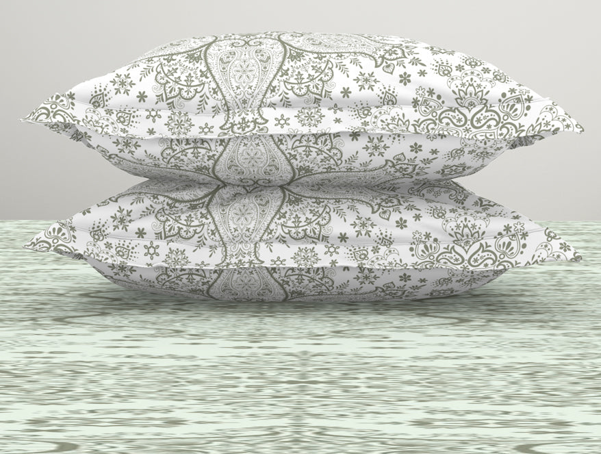 Ornamenta Ornate 100% Cotton Double Bedsheet - Essentials by Spaces
