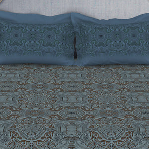 Ornamenta Ornate 100% Cotton Double Bedsheet - Essentials by Spaces