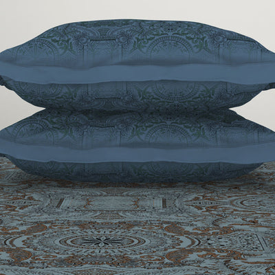 Ornamenta Ornate 100% Cotton Double Bedsheet - Essentials by Spaces