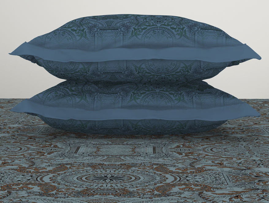 Ornamenta Ornate 100% Cotton Double Bedsheet - Essentials by Spaces