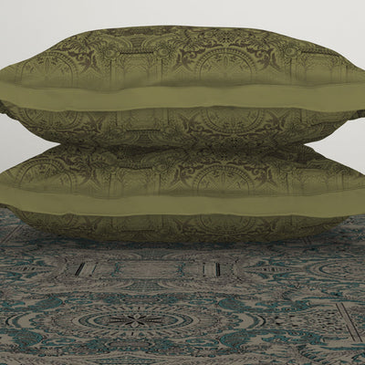 Ornamenta Ornate 100% Cotton Double Bedsheet - Essentials by Spaces