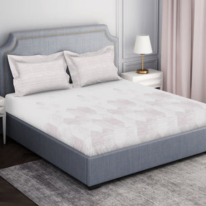Tonalelgence Geometric 100% Cotton Double Bedsheet - Essentials by Spaces