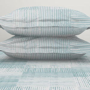 Tonalelgence Geometric 100% Cotton Double Bedsheet - Essentials by Spaces