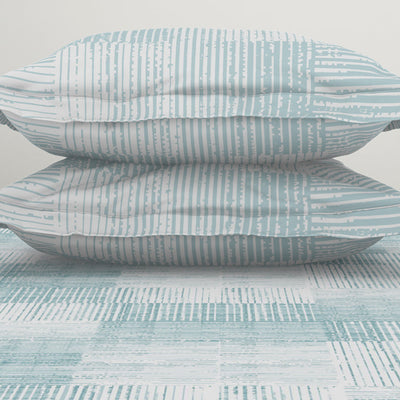 Tonalelgence Geometric 100% Cotton Double Bedsheet - Essentials by Spaces