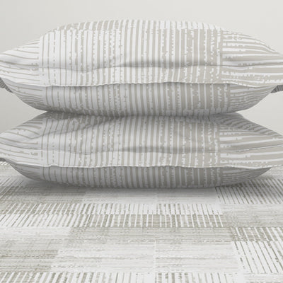 Tonalelgence Geometric 100% Cotton Double Bedsheet - Essentials by Spaces