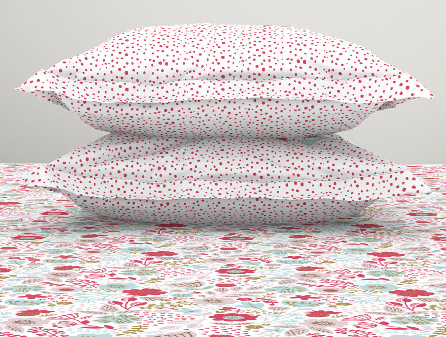 Youthopia Floral 100% Cotton Double Bedsheet - Essentials by Spaces