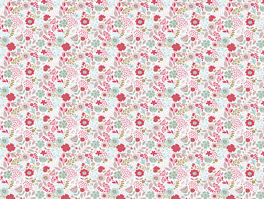 Youthopia Floral 100% Cotton Double Bedsheet - Essentials by Spaces