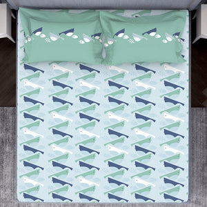 Youthopia Floral 100% Cotton Double Bedsheet - Essentials by Spaces