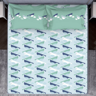Youthopia Floral 100% Cotton Double Bedsheet - Essentials by Spaces