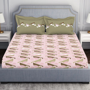 Youthopia Floral 100% Cotton Double Bedsheet - Essentials by Spaces
