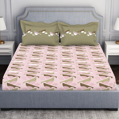 Youthopia Floral 100% Cotton Double Bedsheet - Essentials by Spaces