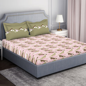 Youthopia Floral 100% Cotton Double Bedsheet - Essentials by Spaces
