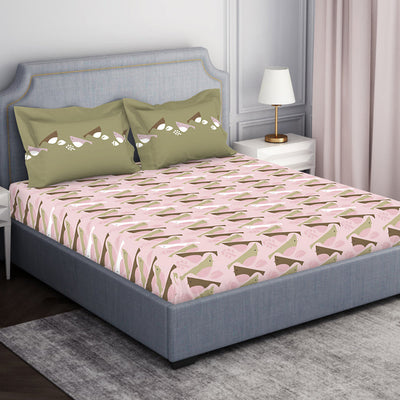 Youthopia Floral 100% Cotton Double Bedsheet - Essentials by Spaces