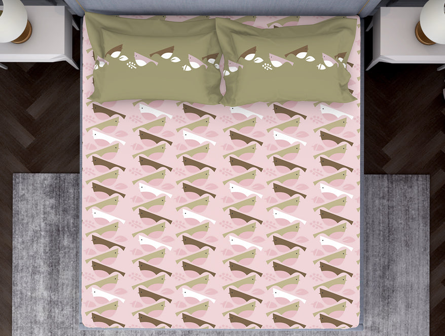 Youthopia Floral 100% Cotton Double Bedsheet - Essentials by Spaces