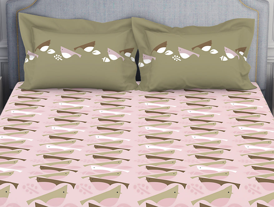 Youthopia Floral 100% Cotton Double Bedsheet - Essentials by Spaces